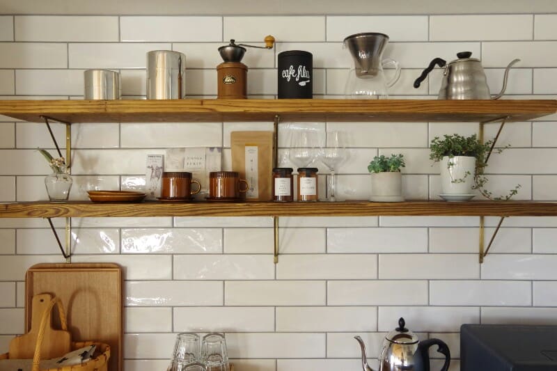 アイランドキッチンのタイル 背面収納カウンターをブログで紹介 Web内覧会 リノベと暮らしとインテリア