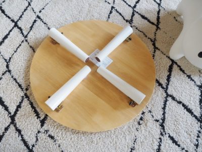 Kidzoo(キッズー)の子供用リビングテーブルを購入！折り畳み式&円形でおしゃれ